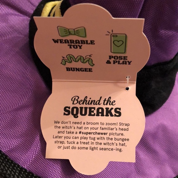 NEW- Bark Box Witches Hat and Pumpkin - Picture 5 of 7